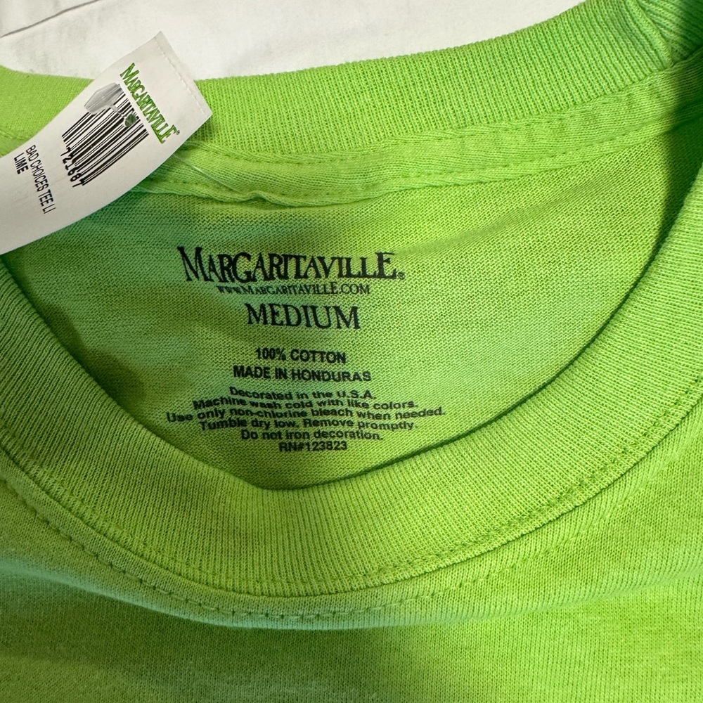 Margaritaville Lime Green Tequila Graphic Tee - Picture 5 of 6